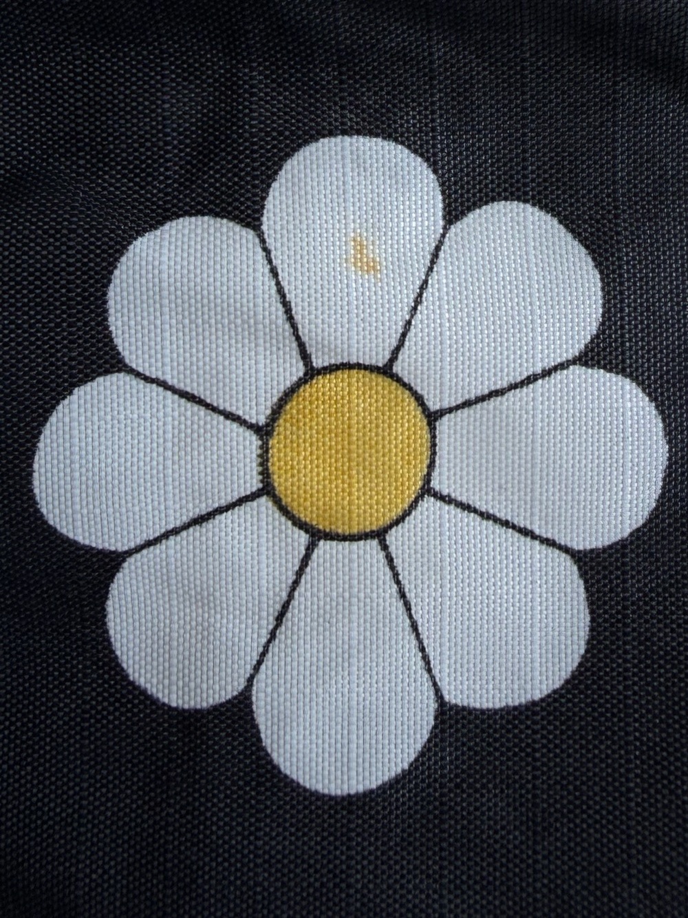 EUC BAGGU Black Daisy Standard Size - Picture 4 of 6